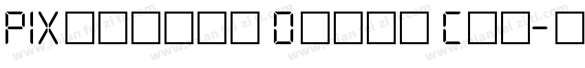 PIXymbols Digit Clo字体转换